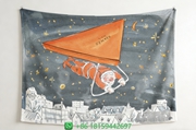 Hermes Throw Blankets